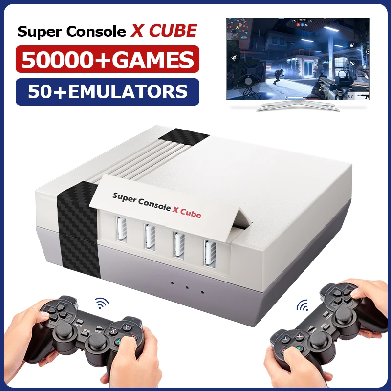 Супер консоль X Cube для видеоигр PSP/PS1/N64/DC, 50000 + игр, Ретро ТВ, игровая консоль, система Linux с открытым исходным кодом - изображение
