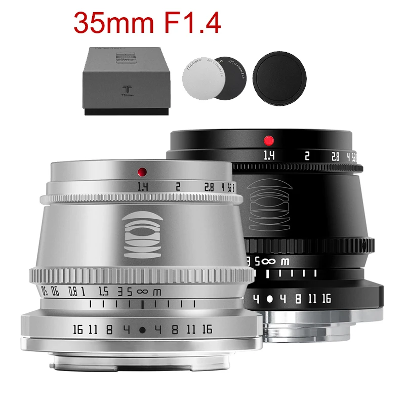 Объектив TTArtisan 35 мм F1.4 APS-C MF для SONY E FUJI X Nikon Z Zfc Canon M объектив камеры Panasonic Olympus M4/3 Leica