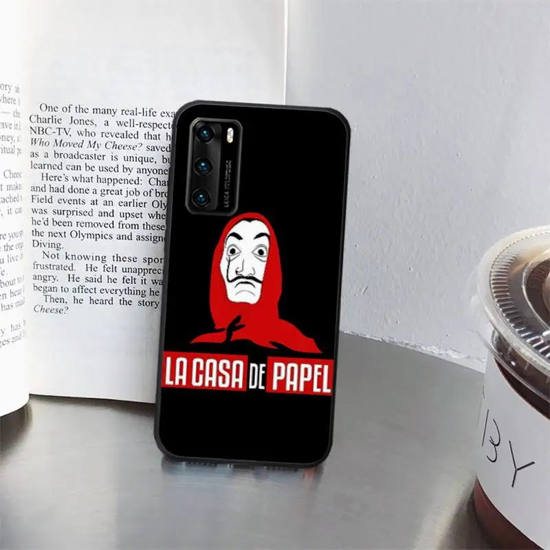 

Spain TV Money Heist House Paper La Casa de papel Phone Case for huawei P40 pro lite P8 P9 P10 P20 P30 psmart 2019 2017 2018