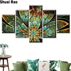 5 шт., набор для алмазной вышивки абстрактные листья