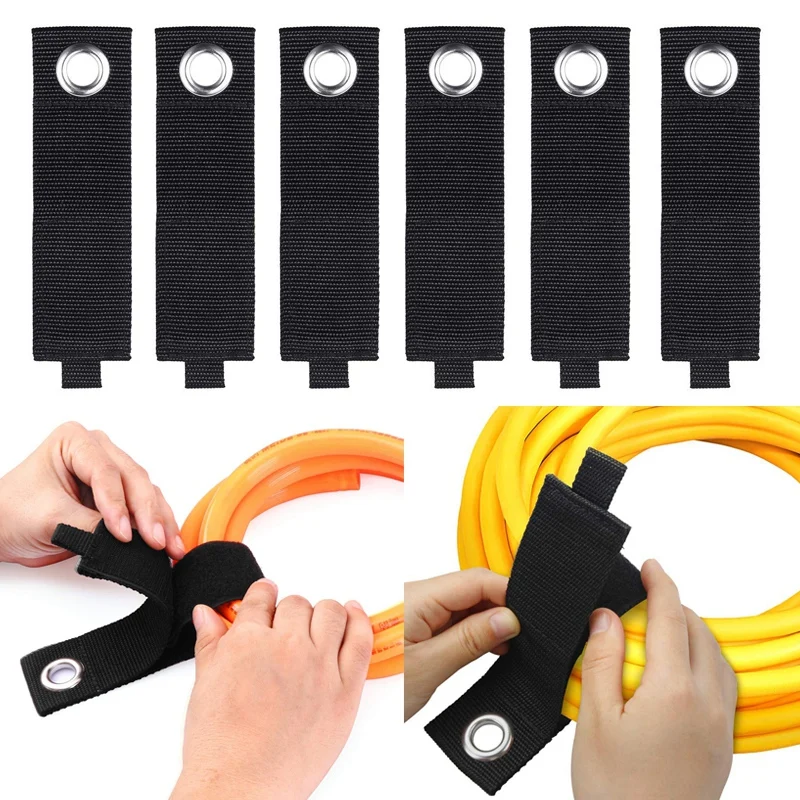 6Pcs Extension Cord Hose Heavy Duty Storage Straps Pool Hangers | Дом и сад