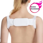 Эластичная лента, растягивающийся корректор типа postura espalda, фланелевая Поддержка спины для детей и взрослых, мощные подтяжки на липучке