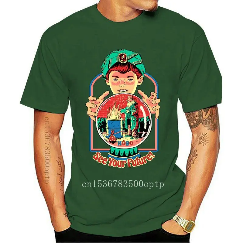

New Trendy Mens SEE YOUR FUTURE T Shirts Regular Fit Pure Cotton Tee Short Sleeves TShirt O Neck Science T-shirt Wholesale