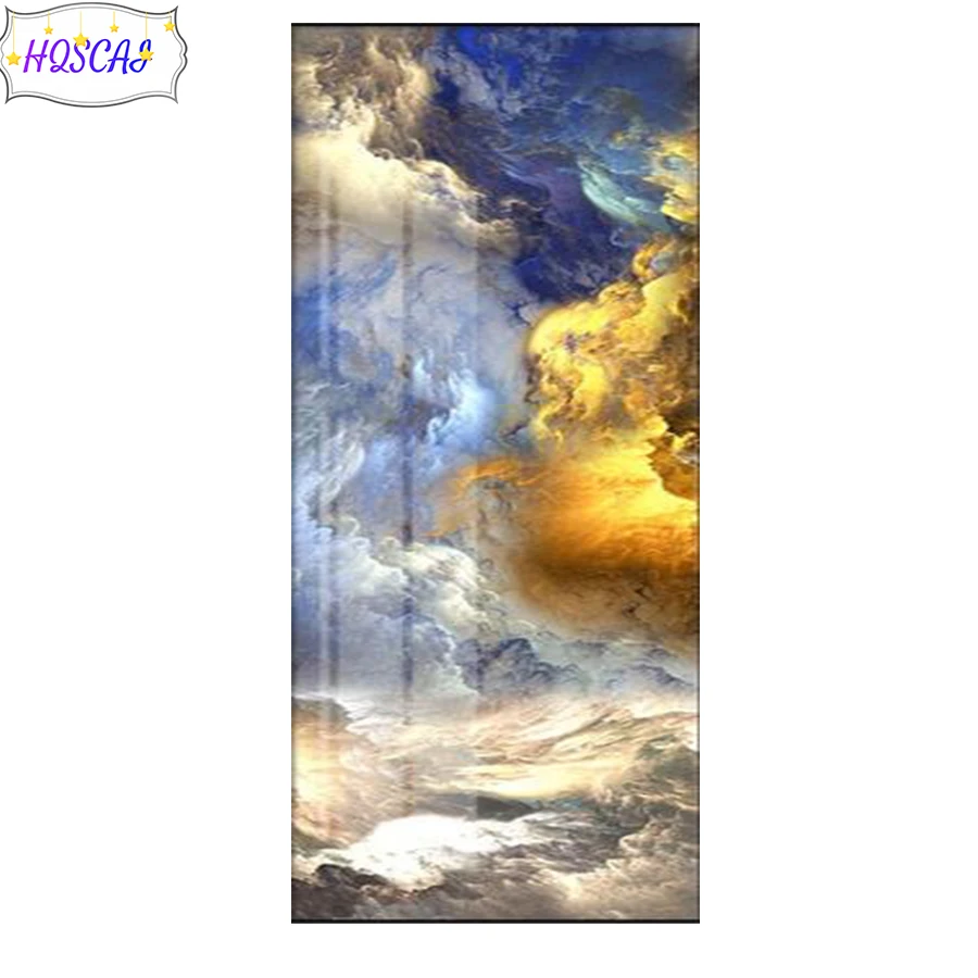 5D DIY Diamond Painting Abstract auspicious cloud art landscape Full Square/round Home Decoration Embroidery Handcraft Art Kits