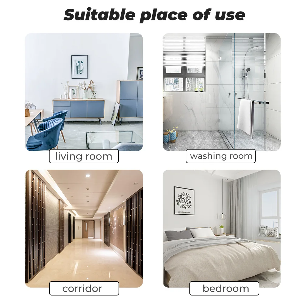 

Smart Sensor Light Switch Wall Non Touch US Glass Standard Lighting Sensing Switch Crystal Glass Switch Power 220V 10A