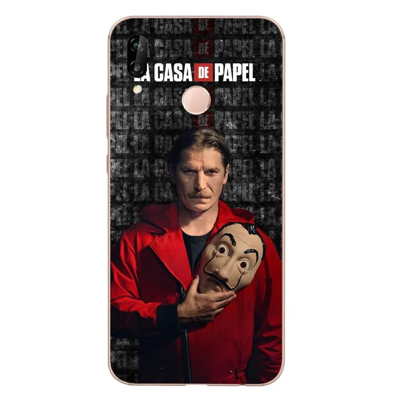 TPU La casa de papel Tokio испанский ТВ прозрачный мягкий Силиконовый ТПУ чехол для телефона huawei P8L P20L P20LITE P30 mate 8 9 10 mate 20Por RS - Цвет: TPU