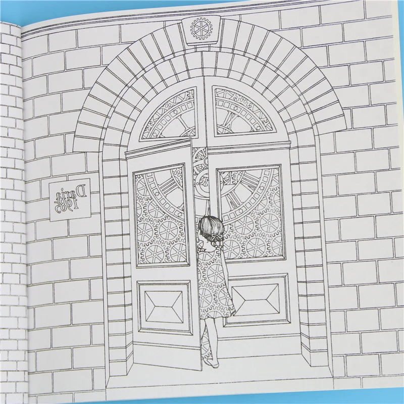 Книжка-раскраска для детей и взрослых 24 стр. цвет в ассортименте | Канцтовары