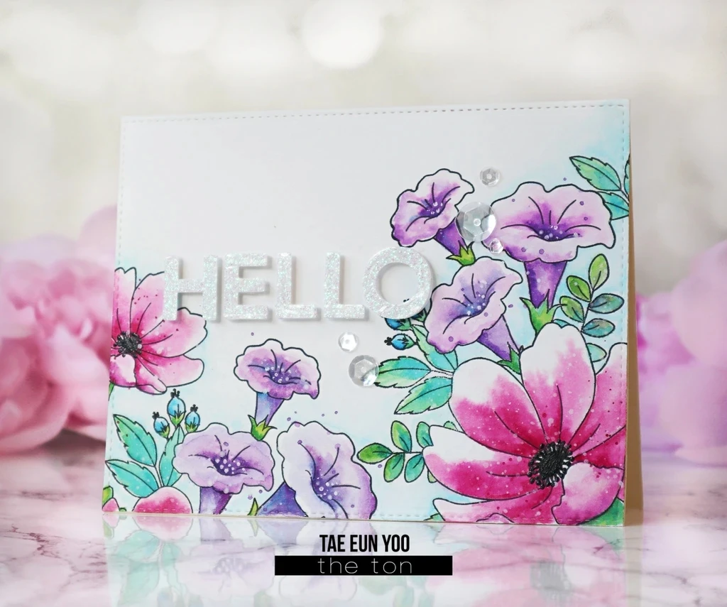 

New Design Flower Morning Glory Metal Cutting Dies and Clear Stamps Craft Stencil Scrapbooking Album Paper Make Template Decor