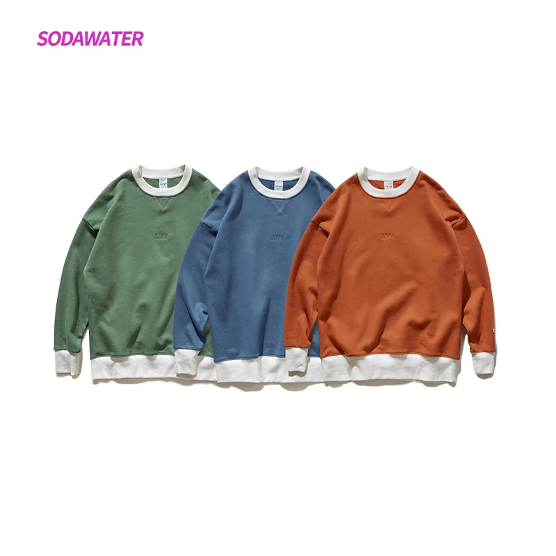 SODAWATER/осенний женский свитер для девочек толстовки большого размера хлопковый