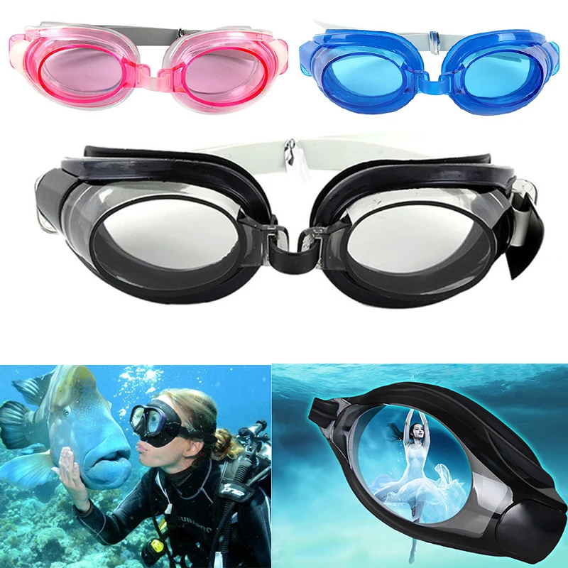 

Swimming Goggles Silicone Waterproof Anti Fog Glasses Set UV Protection Adjustable Glasses With Nose Clip Ear Plug Random Color