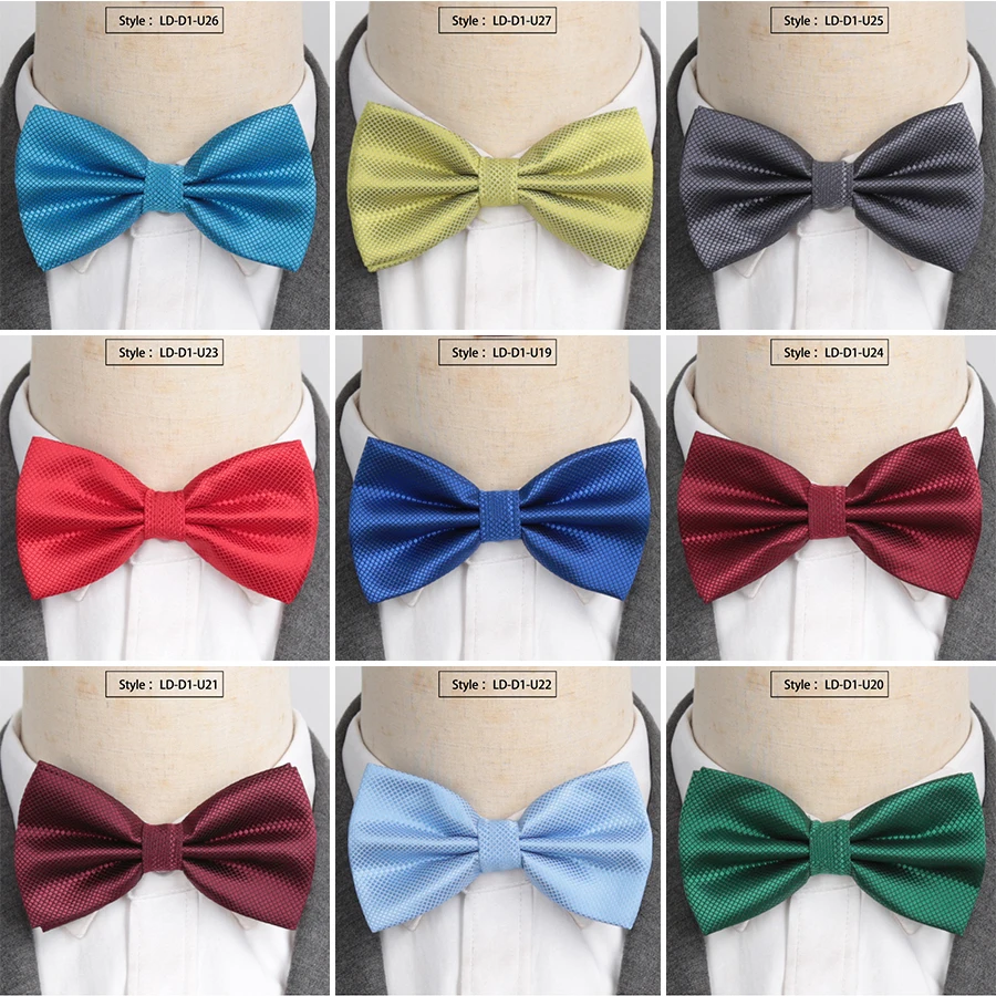 Men Ties Fashionable Butterfly Party Business Wedding Bow Tie Candy Solid Color Female Male Bowknot Accessories Bowtie men s bow tie gold paisley bowtie business wedding bowknot dot blue and black bow ties for groom party accessories