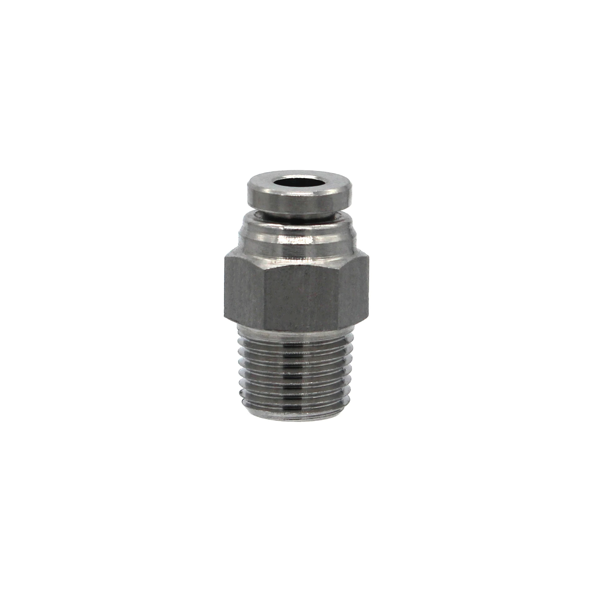 

PC4-M5,01,02 PC6-01,02 PC8-01,02,03,04 PC10-01,02,03,04 Stainless steel Pneumatic air Male Connector Pipe joint PC Series