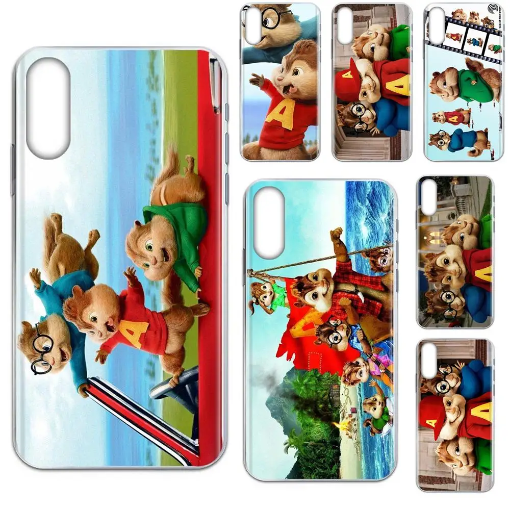 Мышь Alvin и бурундуки для Xiaomi Redmi Mi 4 7A 9T K20 CC9 CC9e Note 7 8 9 Y3 SE Pro Prime Go Play Soft TPU Printing on.