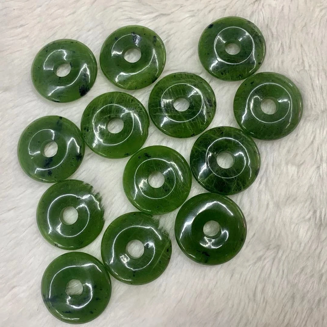 

natural nephrite /canadian jades beads natural stone beads DIY loose beads for jewelry making 1 piece wholesale
