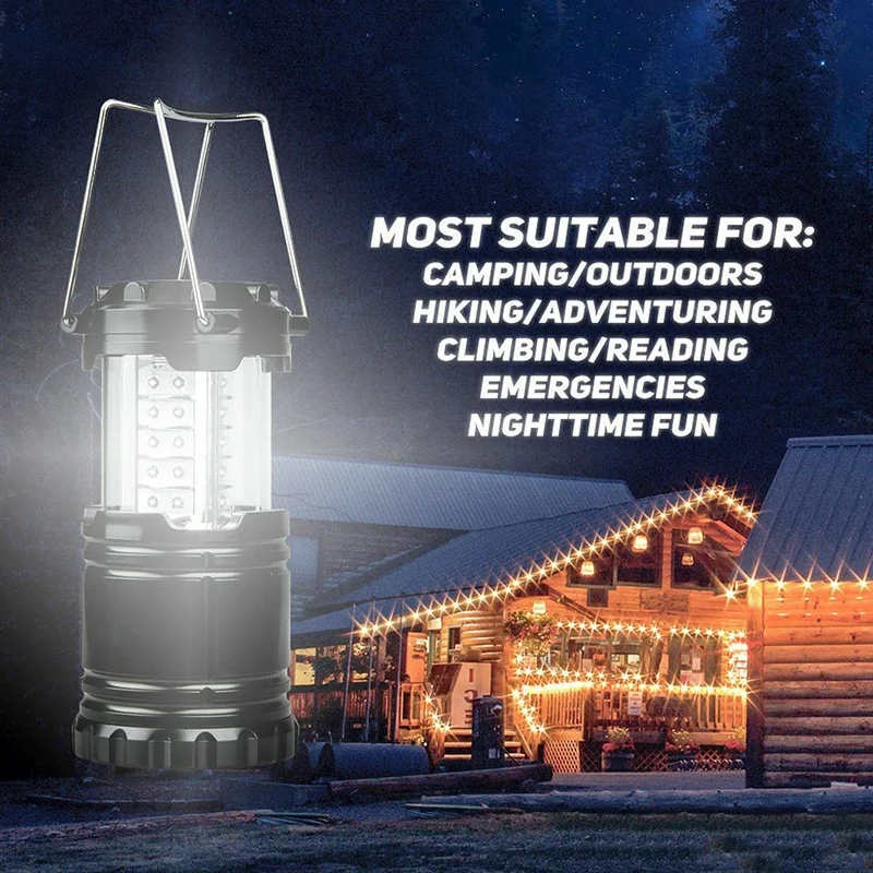 

2 Pack Car Portable Maintenance Telescopic Light Emergency Lighting Car Travel Light Collapsible Camping Lights