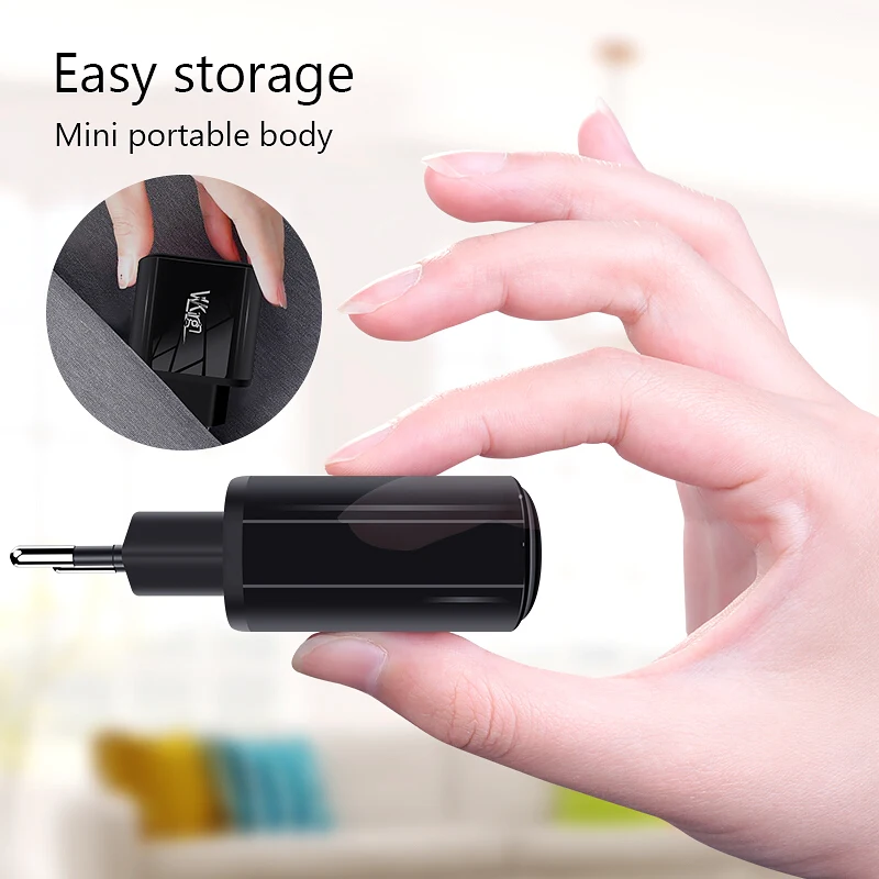VVKing 2 USB зарядное устройство Quick Charge 3,0 18 Вт быстрое зарядное устройство HD Smart display EU Разъем для iPhone X samsung Xiaomi huawei QC3.0 зарядное устройство