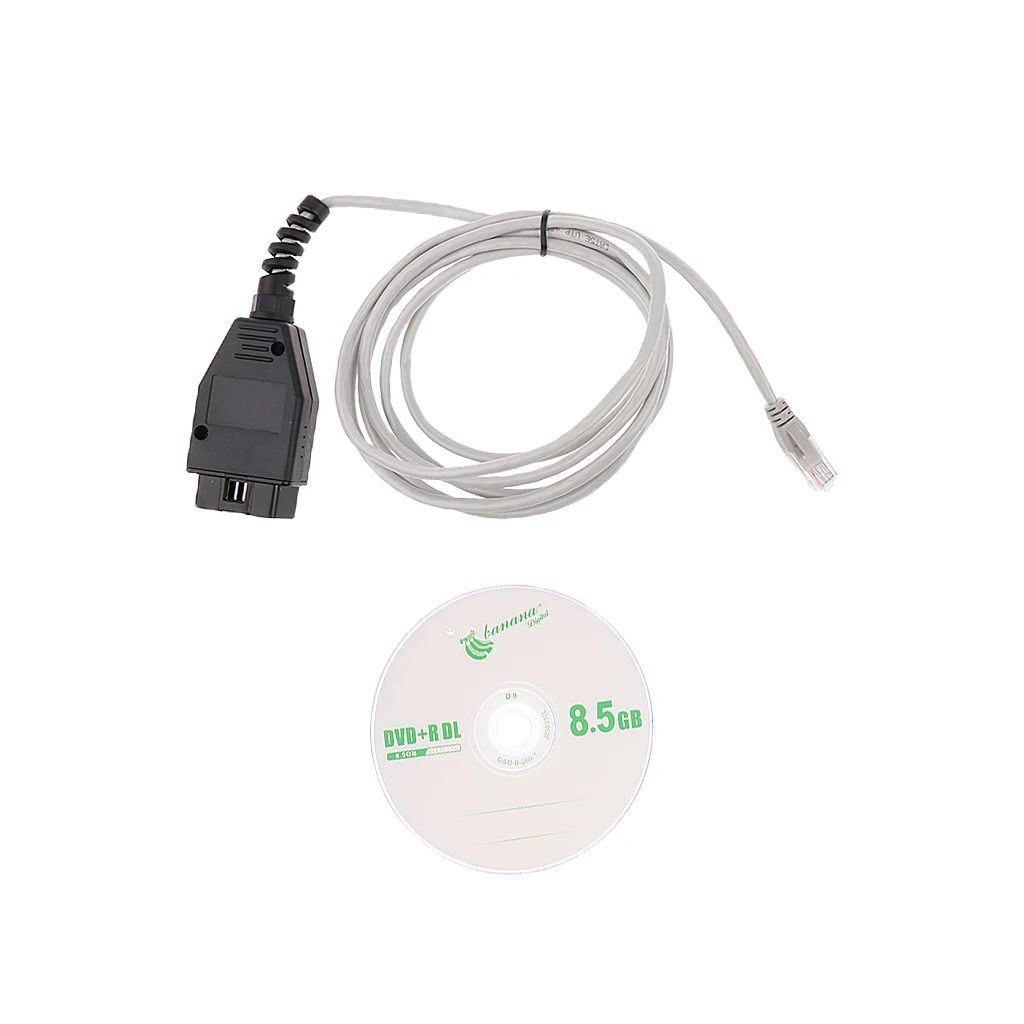 Кабель ENET Ethernet к интерфейсу OBD E-SYS кодирования для BMW F-series |