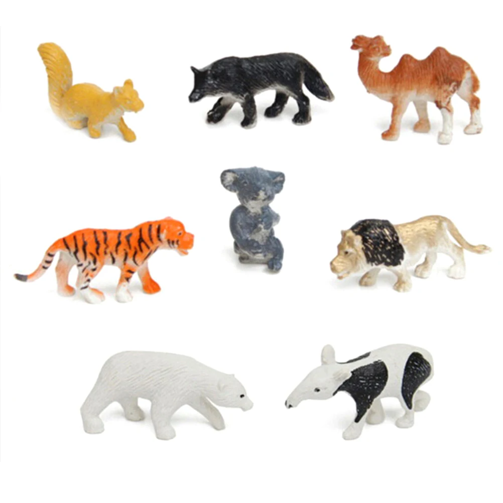 

8 шт., модели сельскохозяйственных животных, Набор фигурок, игрушки, маленький пластик, имитация лошади, кошки, собаки, коровы, свиньи, овцы, к...