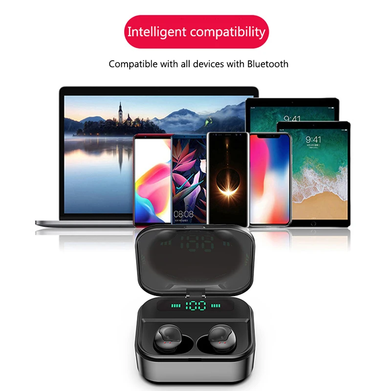 TWS Bluetooth Earphones Wireless Headphones Blutooth V5 Earphone Handsfree Headphone Sport Earbuds Gamer Headsets Phone with mic |