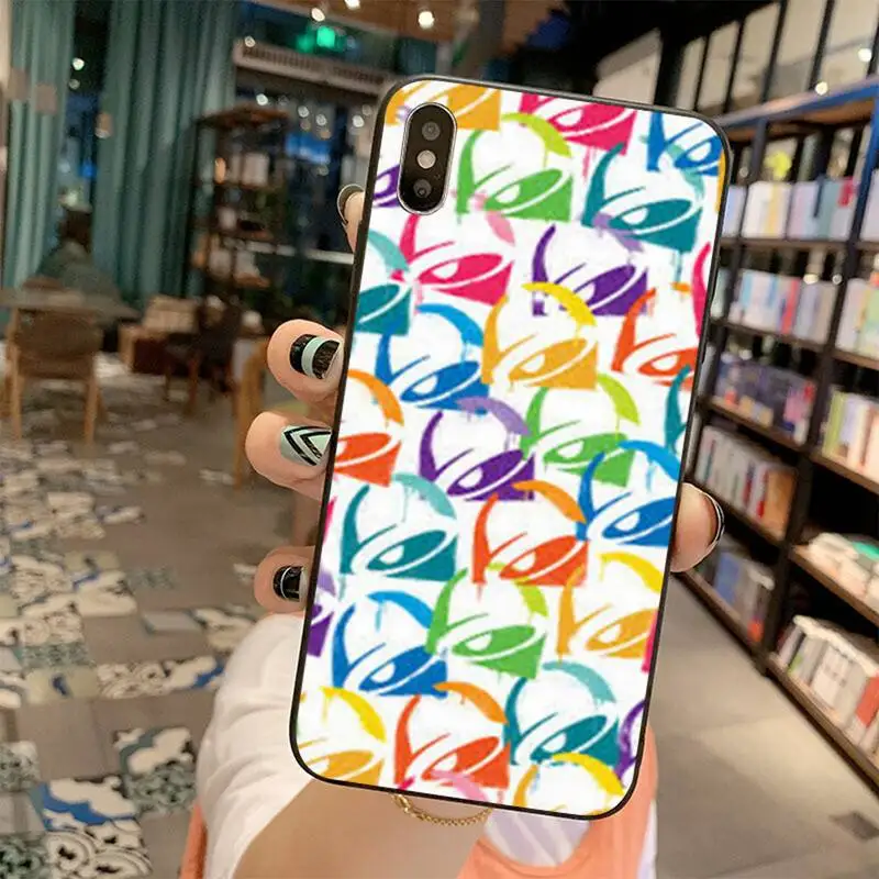 Черный мягкий чехол taco bell для iPhone 11 pro XS MAX 8 7 6 6S Plus X 5S SE 2020 XR | Мобильные телефоны и