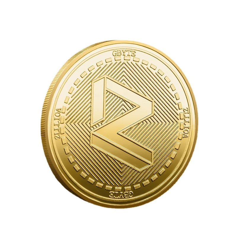 

Byteball Cryptocurrency Coin Verge Physical Crypto Coin Gold Plated Souvenir Gift Non-currency Commemorative Coin