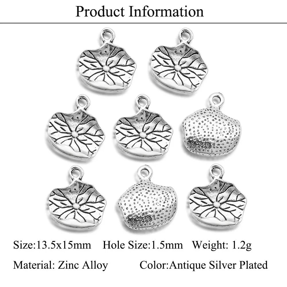 15 шт./лот Подвески для изготовления ювелирных изделий в виде цветка оптовая