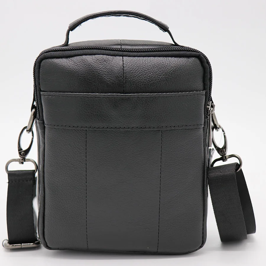 Брендовая мужская сумка через плечо из натуральной кожи мессенджер воловьей