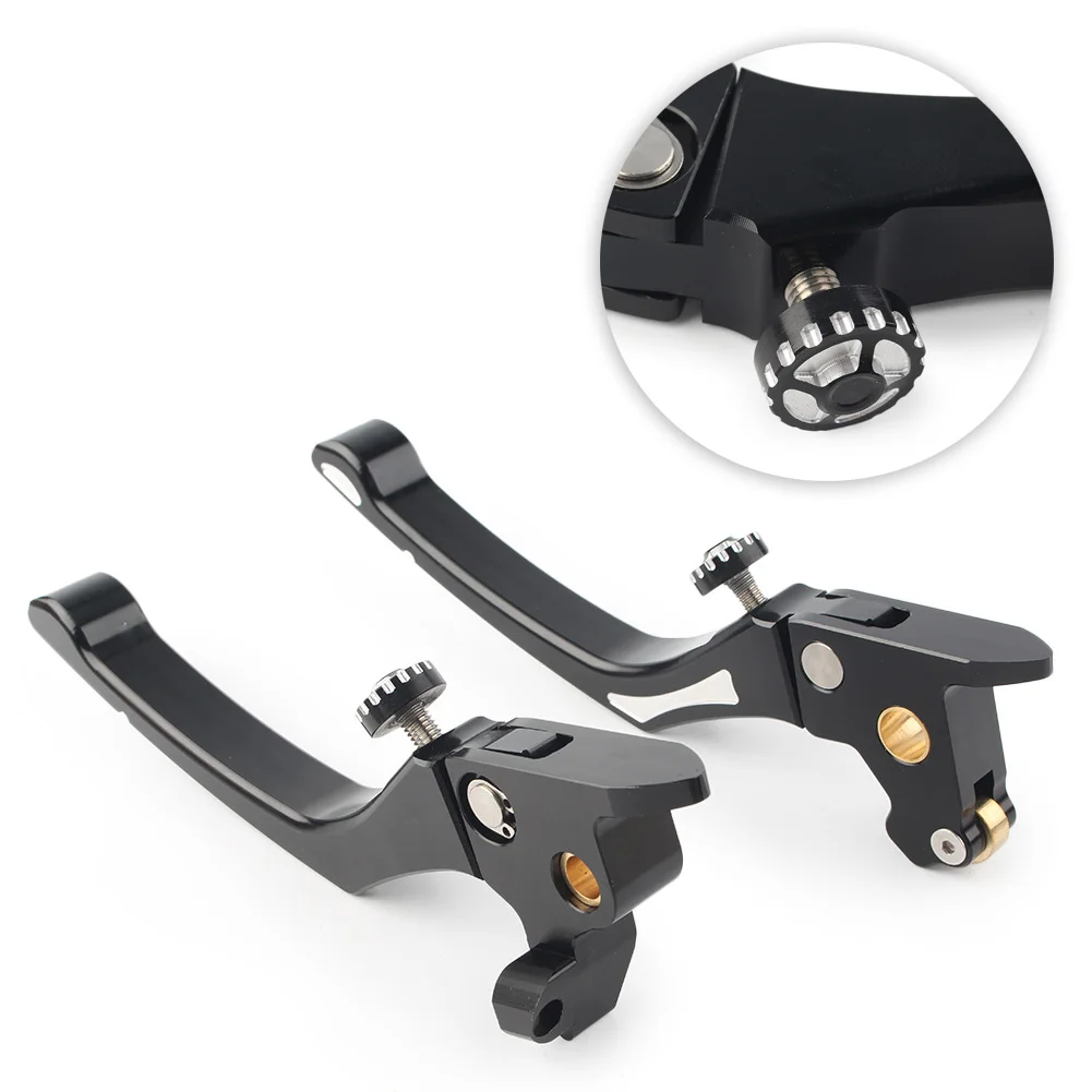 

Motorcycle Hand Levers Clutch Brake Lever Set for Harley Touring street glide 2014 2015 2016 & Road Glide FLTRX 2015-2016