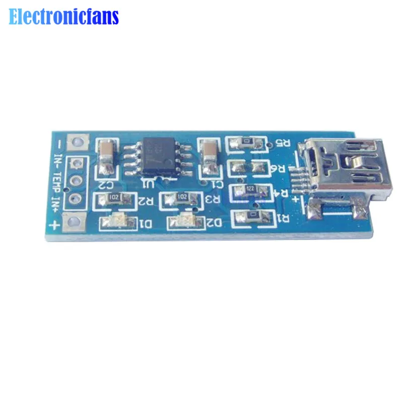 10 шт./лот Мини Micro type C USB 5V 1A 18650 TP4056 литиевый модуль зарядного устройства аккумулятора зарядная плата с защитой двойные функции