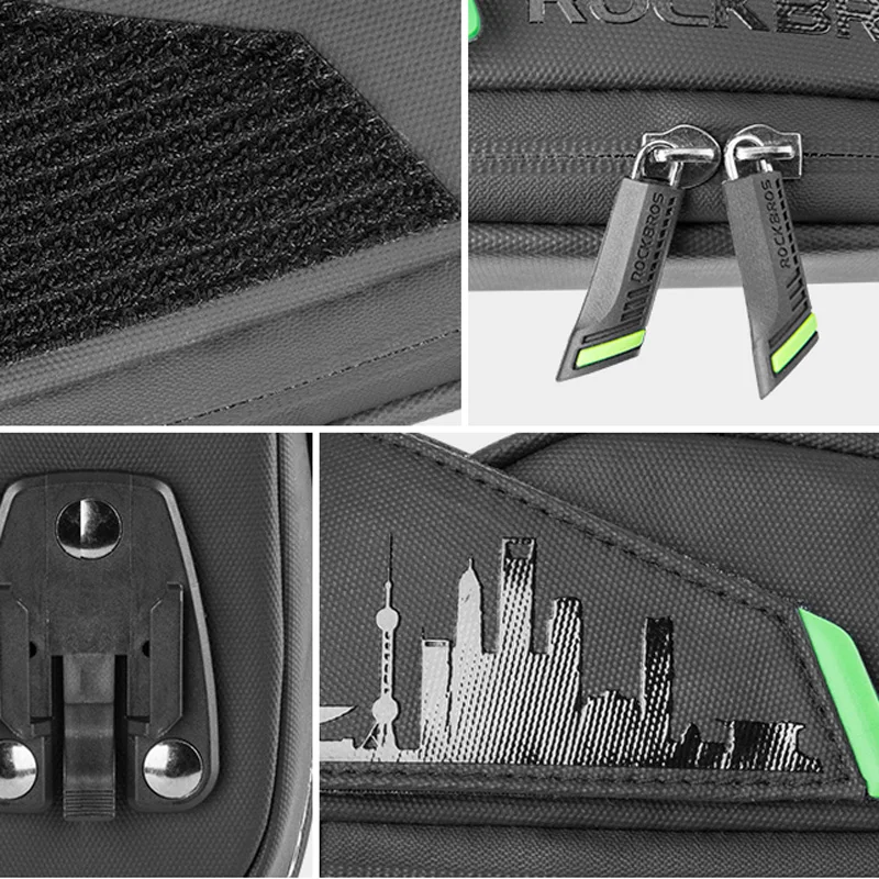 

ROCKBROS Rainproof Bicycle Bag Shockproof Bike Saddle Bag For Refletive Rear Large Capatity Seatpost MTB Bike Bag Accessories
