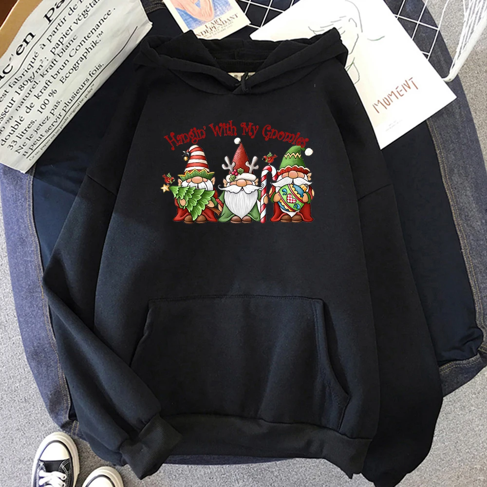 

Christmas Hoodies Fashion Loose Long Sleeve Women Sweatshirt Ladies Print Hoody Casual Tops Men Xmas Hoodie Sudaderas Streetwear