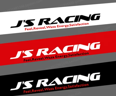 Стайлинг автомобиля виниловая Авто Передняя ветровая Наклейка для JS RACING Feel Energy GK5