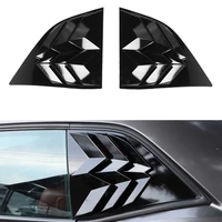 for dodge challenger charger 2010 up car exterior rear window louvers cover stickers abs exterior car accessories styling