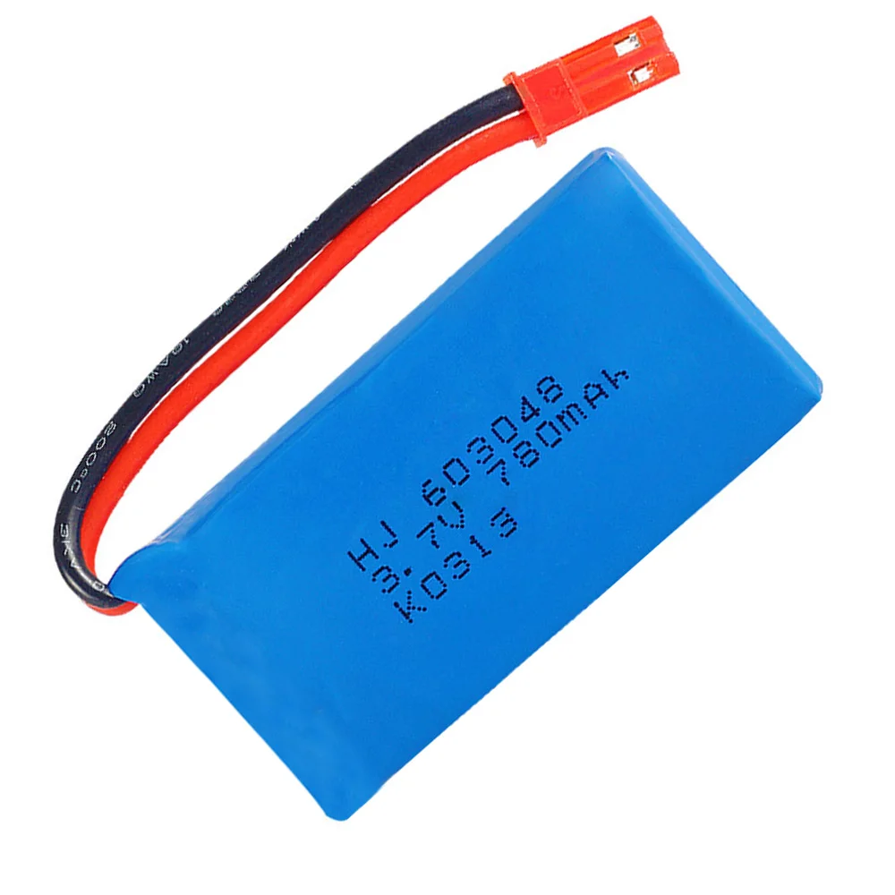 5 шт. литиевая батарея 3 7 в 780 мАч для квадрокоптера WLtoys V626 V636 V686 JST plug 603048