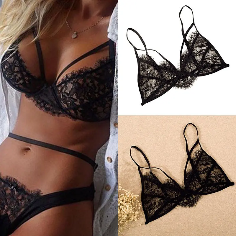 Сексуальный кружевной женский цветочный бюстгальтер без косточек бюстье