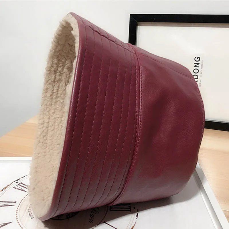 Новинка 2019 модная женская шапка Fibonacci из искусственной кожи кашемировые Панамы