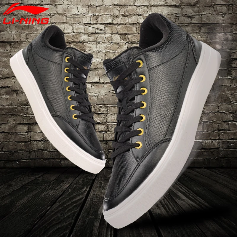 Li-Ning 2017Q4 Новая мужская обувь для прогулок и отдыха, дышащая подкладка, классическая спортивная обувь, ноские кроссовки SONF17