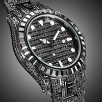 missfox mens luxury watches luxury brand classic waterproof wristwatch couple reloj aaa ice out diamond watch new chronograph