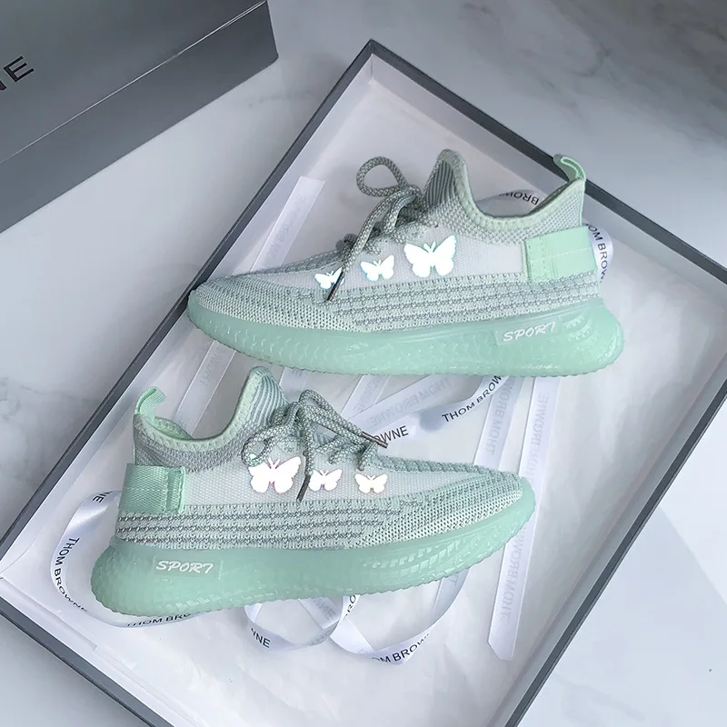 

New Summer Reflective Women Shoes Mesh Breathable Leisure Sneaker Dad Shoes for Women Zapatillas De Deporte Zapatillas Mujer