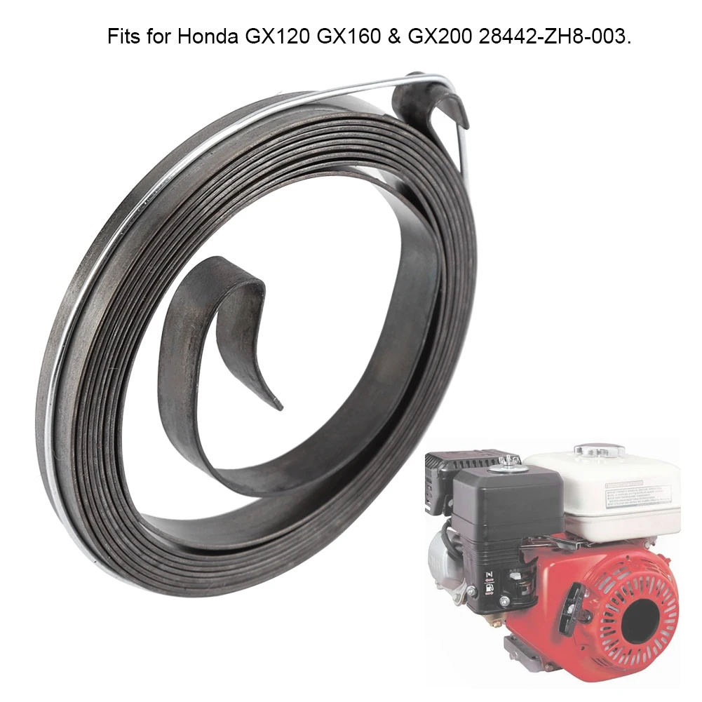 Высококачественная Серебристая пружина стартера для Honda GX120 GX160 & GX200 28442 ZH8