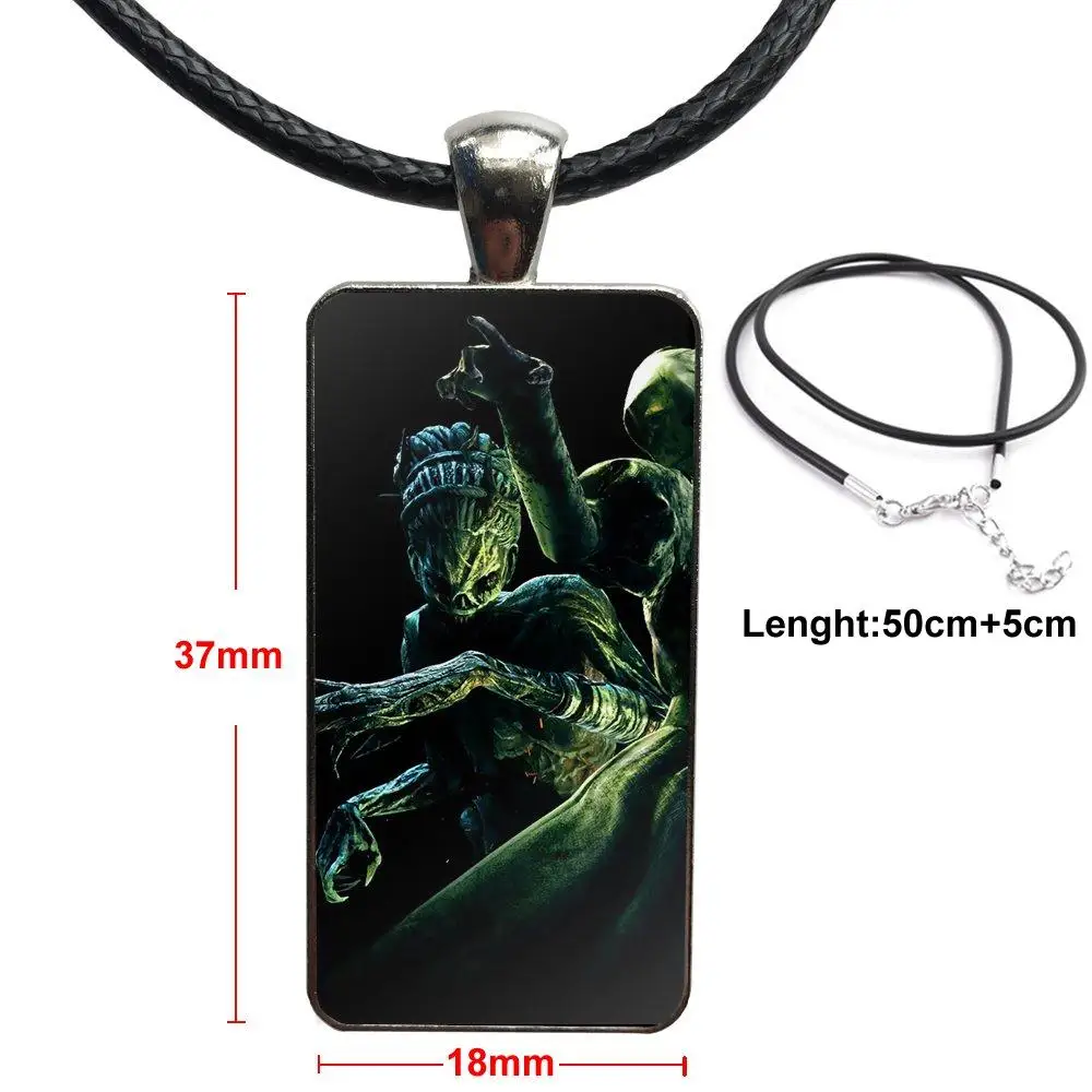 Дизайнерское модное винтажное стеклянное женское прямоугольное Ожерелье