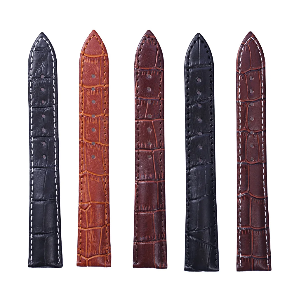 LMCroco Коричневый мужской ремень из натуральной кожи со стальной пряжкой браслет