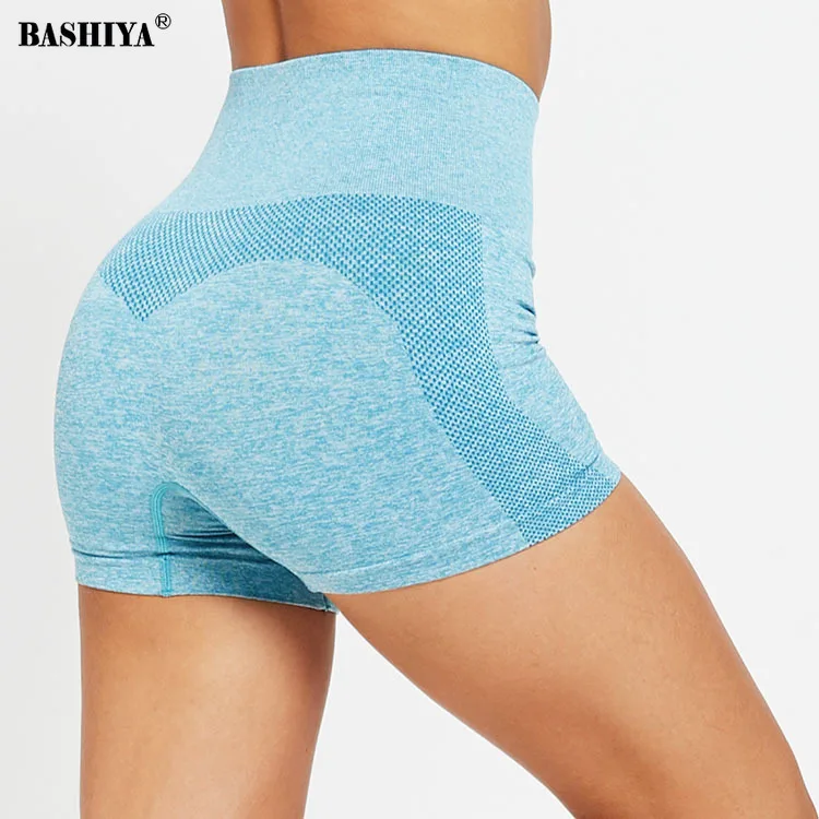 

Running Seamless Shorts Women Push Up High Waist Fitness Short Female Slim Workout Dropship 2021