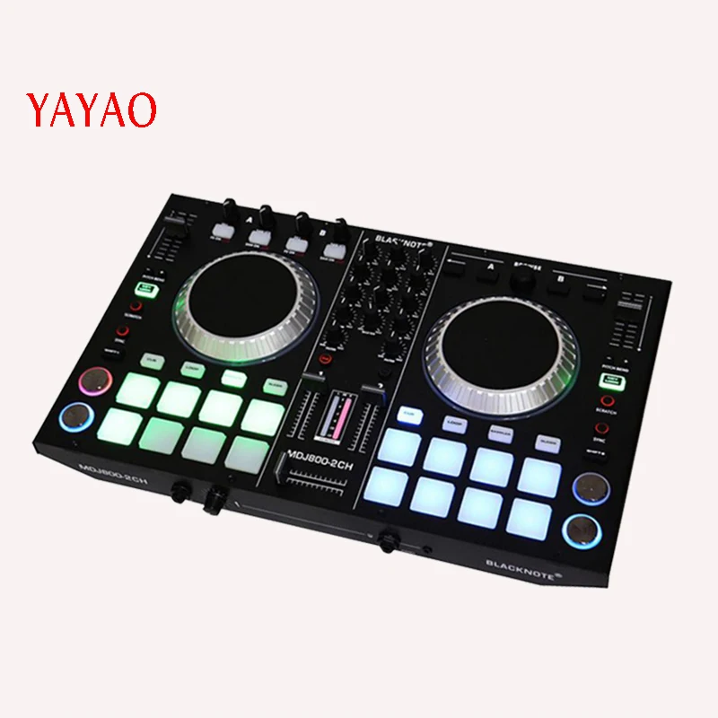 

BLACKNOTE диджей контроллер MIDI для воспроизведения звука микшер консоль Аудио плееры DJ микшер. DJ Mix