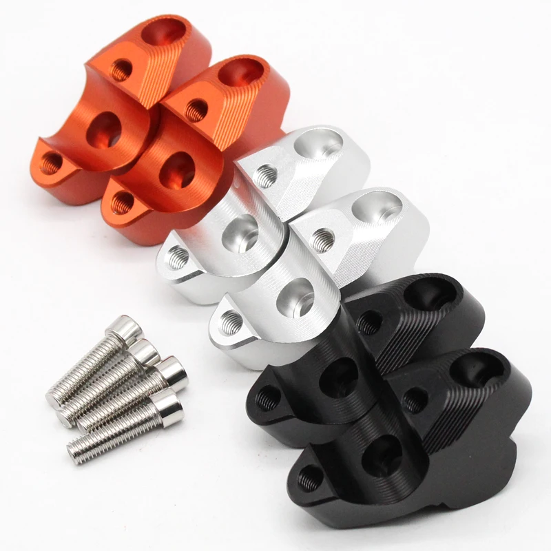 

For 1290 Super Adventure R/S/T 1190 Adventure 1050 Adv Motorcycle Handlebar Heightening Code Riser Mount Clamp Adapter