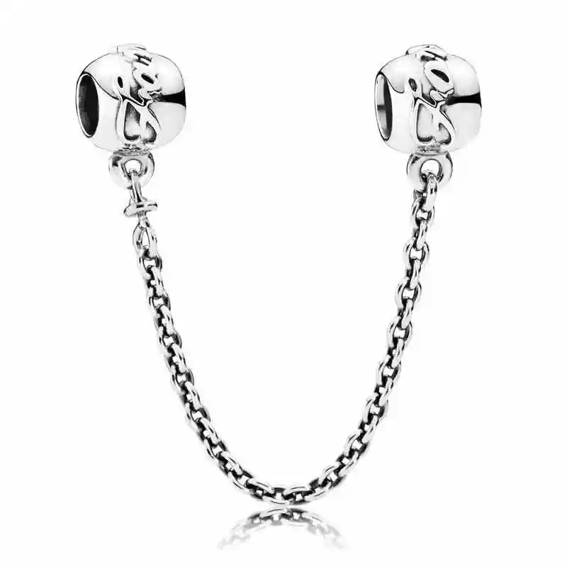 Подвеска сделай сам сверкающие дуги любви безопасная цепочка из стерлингового