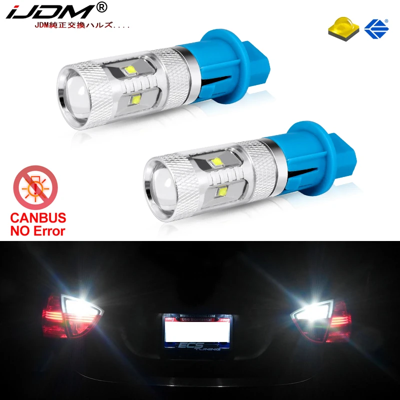 2 шт. Высокая мощность белый 30 Вт PH16W светодиодный лампы для Audi BMW VOLVO и т. д. передние поворотные сигнальные огни, задние фонари, DRL