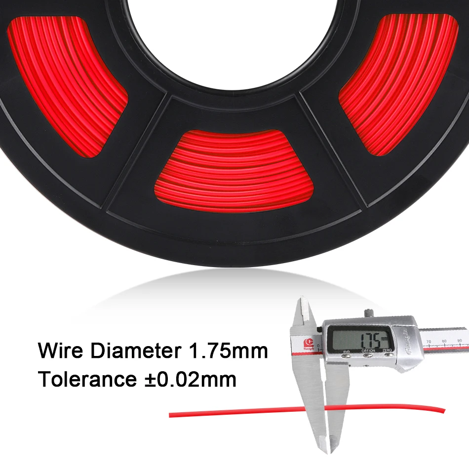AW 3D PLA Filament 1.75MM Suitable For All Types Of FDM3D Printers Eco-friendly Tolerance +/-0.02MM 2.2 LBS Vacumm Packing