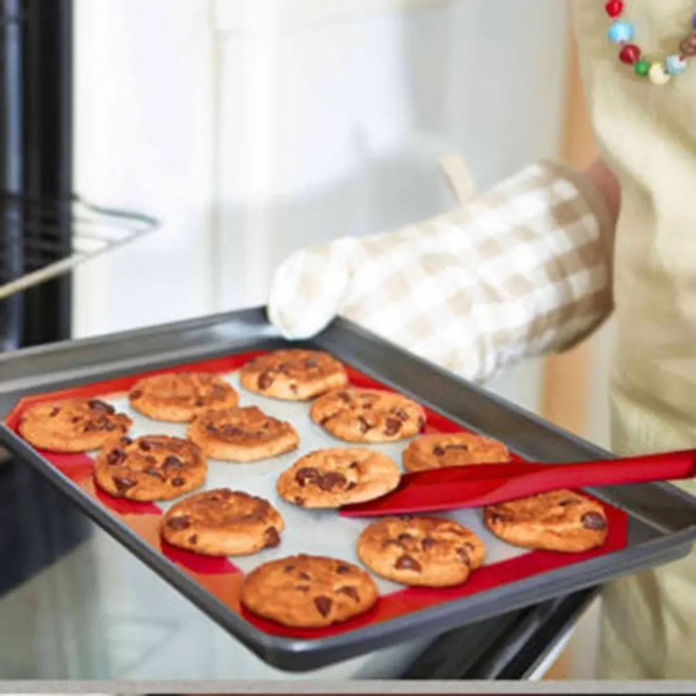 

30x21CM Food Grade Silicone Non-Stick Baking Mat Pad Home Kitchen Cooking Double Sided Rolling Dough Mat Sheet Tools