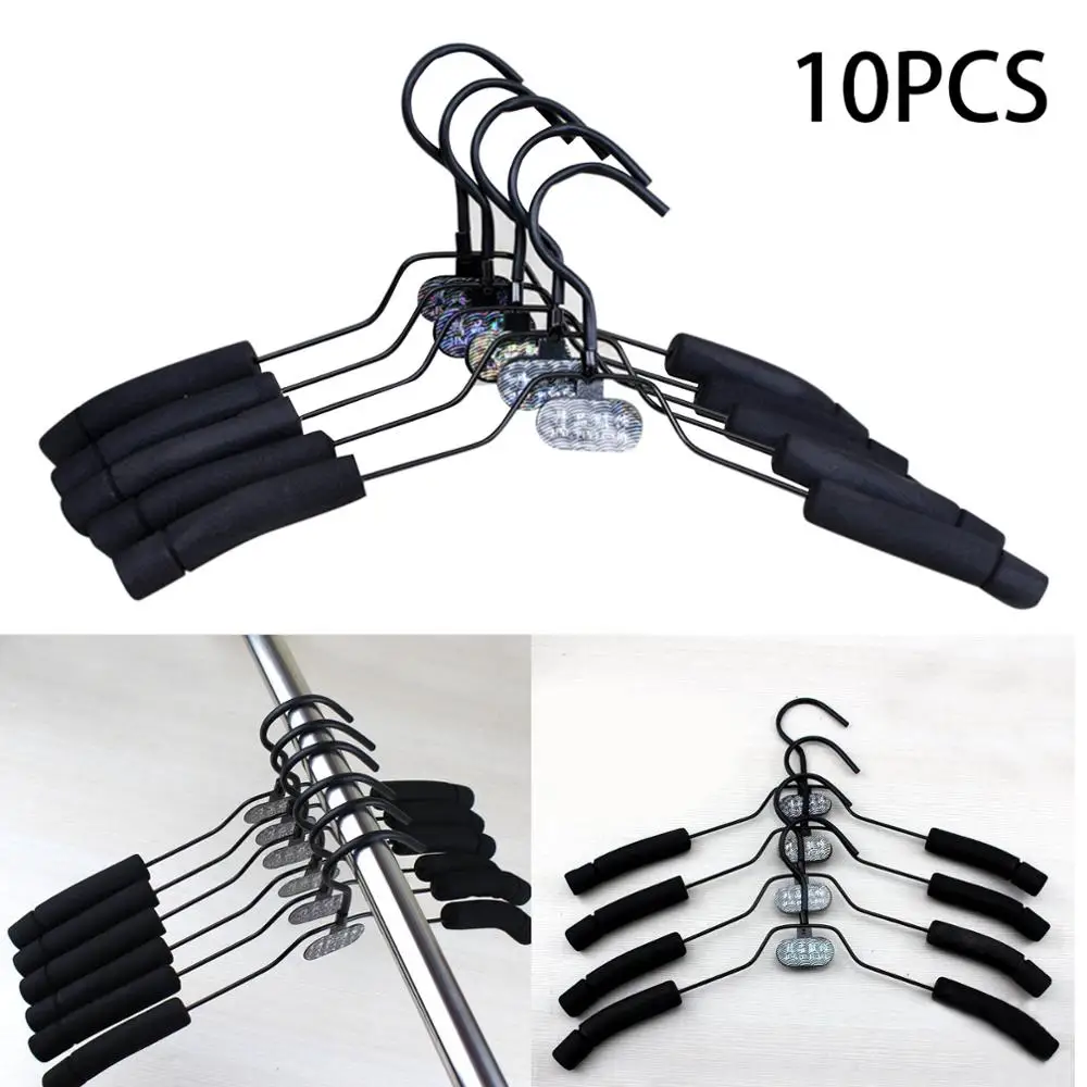 10 шт. влажные или сухие черные вешалки для одежды многофункциональная одежда
